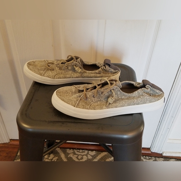 Sperry Women's  Top Sider  Gray White  Size 10 - Picture 6 of 15